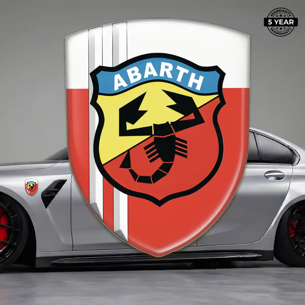 Abarth Crest Emblem Cabin Style