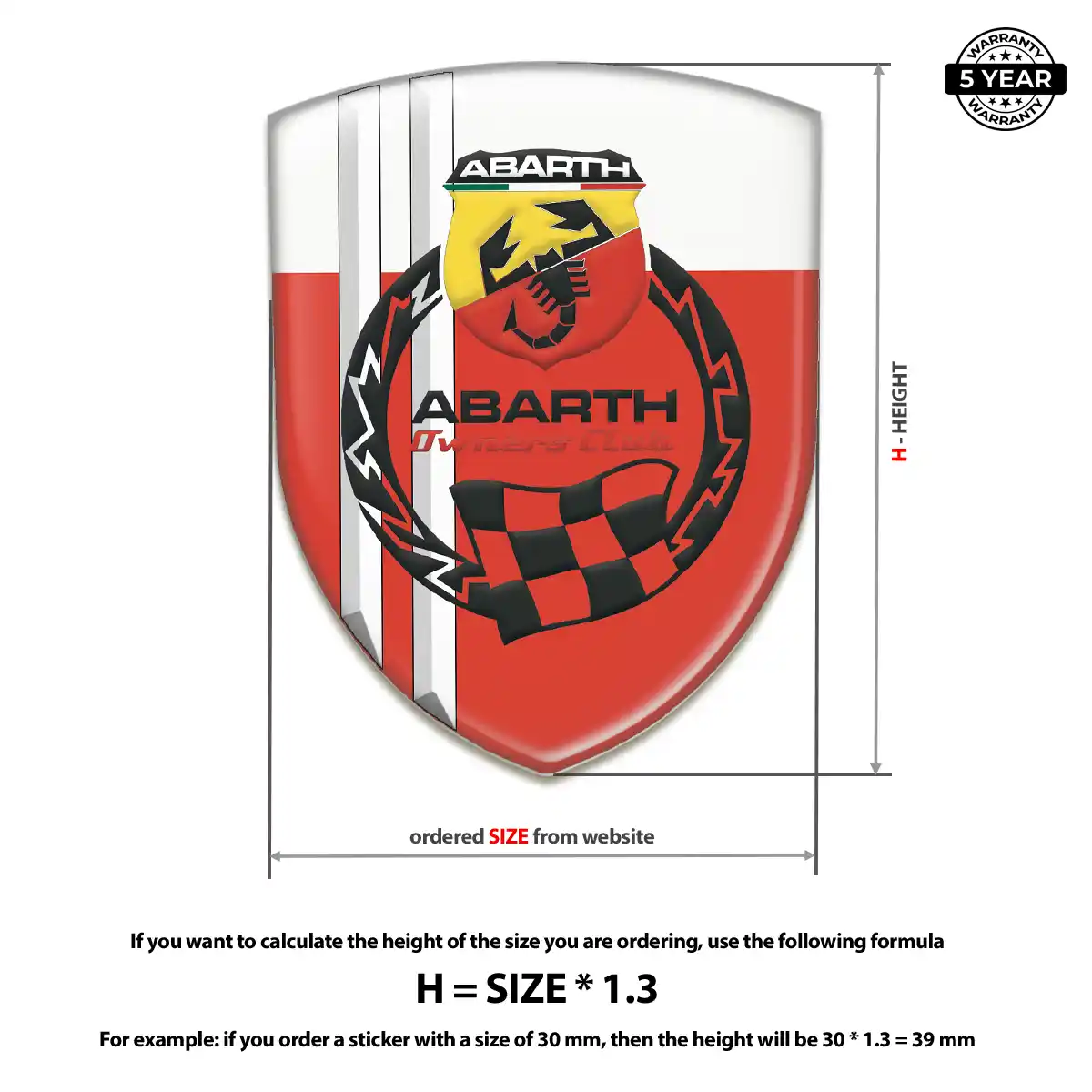 Abarth Crest Emblem Exclusive Series