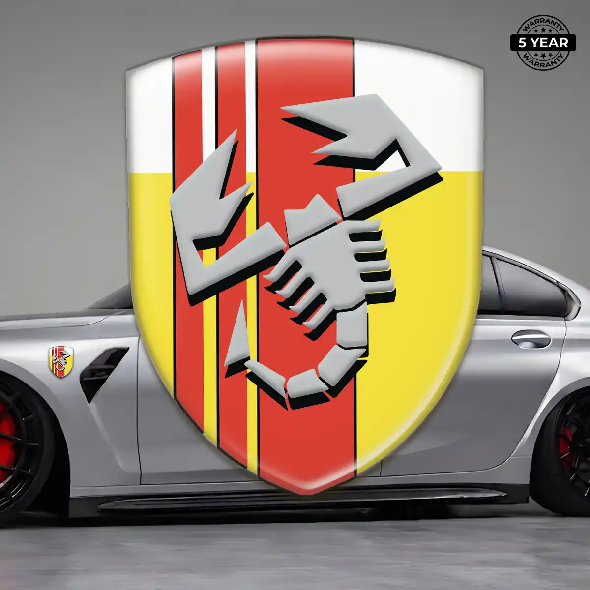 Abarth Crest Emblem Exterior Luxe