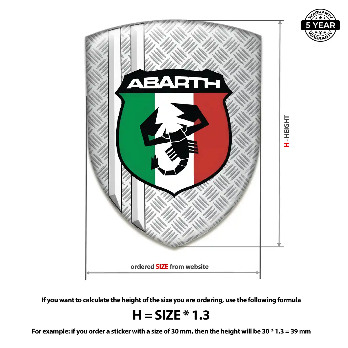 Abarth Crest Emblem Interior Elegance