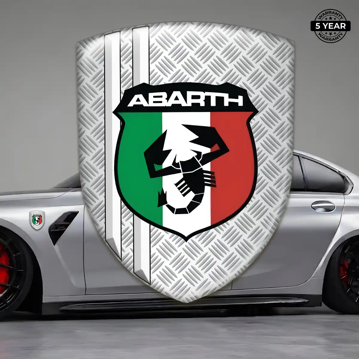 Abarth Crest Emblem Interior Elegance