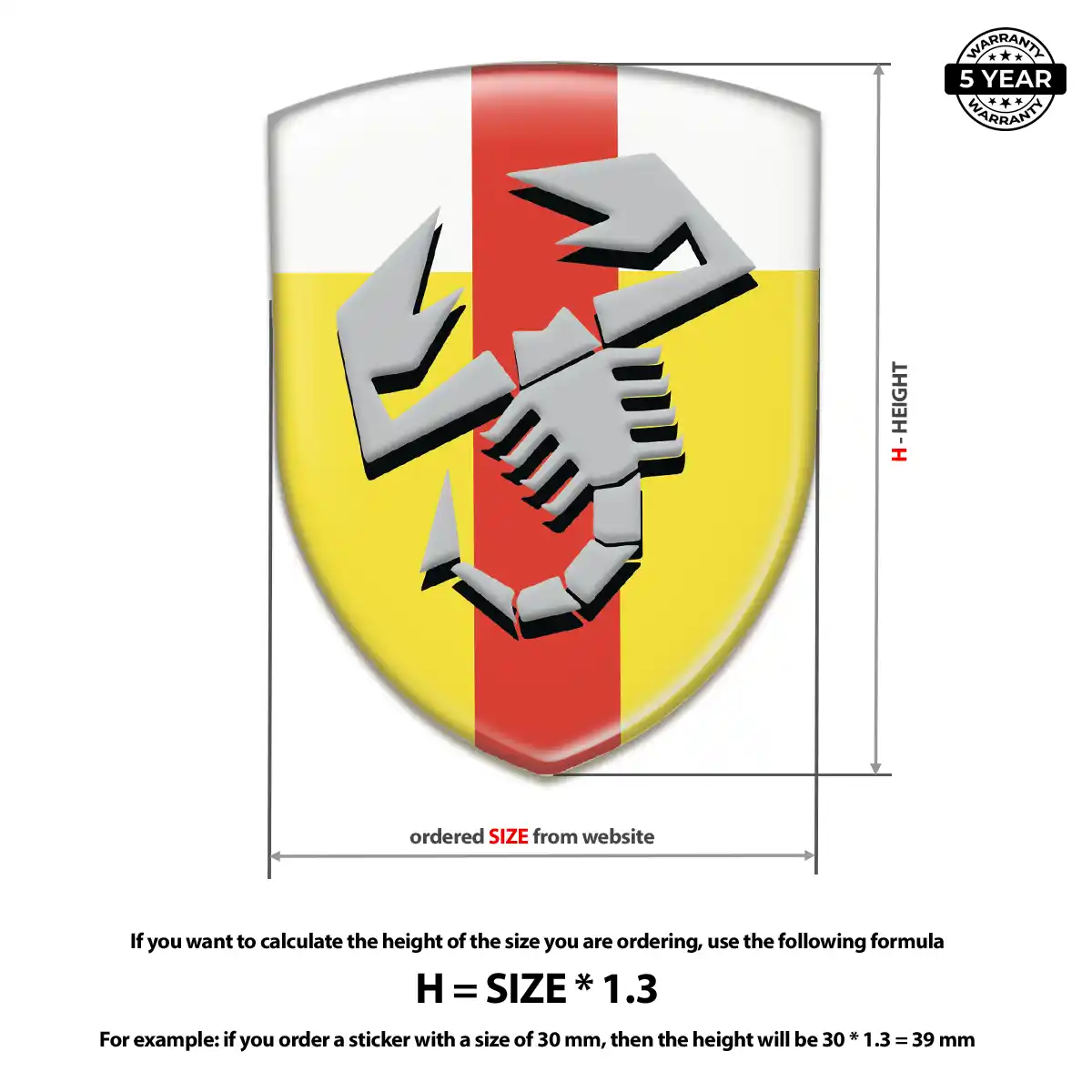 Abarth Crest Emblem Interior Luxe