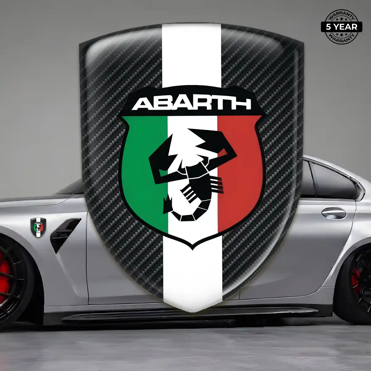 Abarth Crest Emblem Performance Style