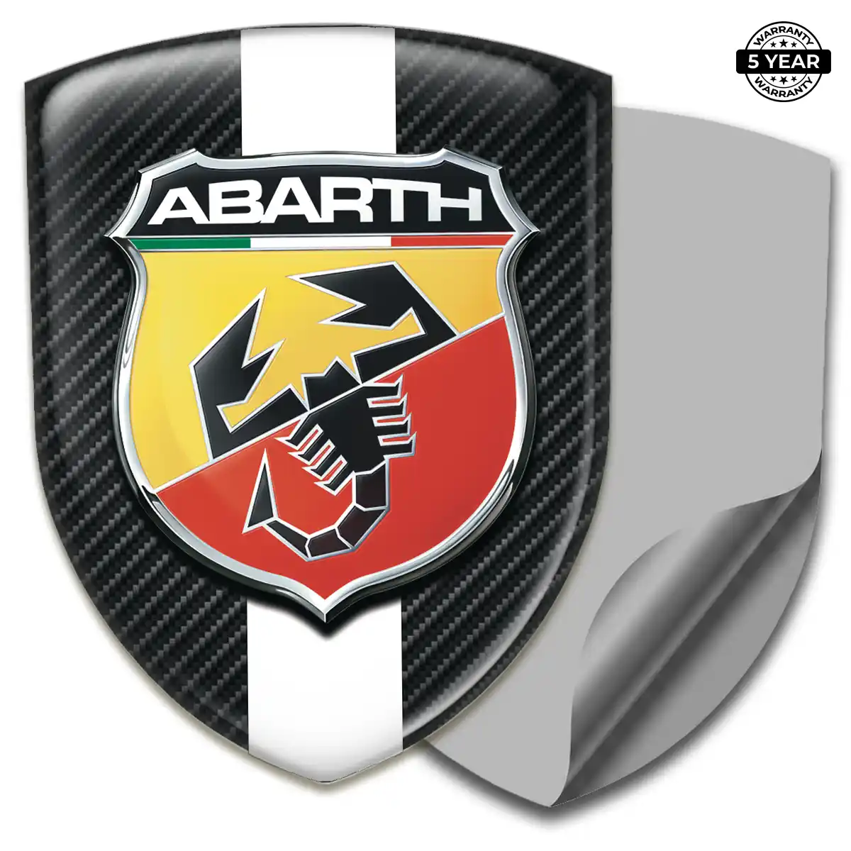 Abarth Crest Emblem Premium Dome