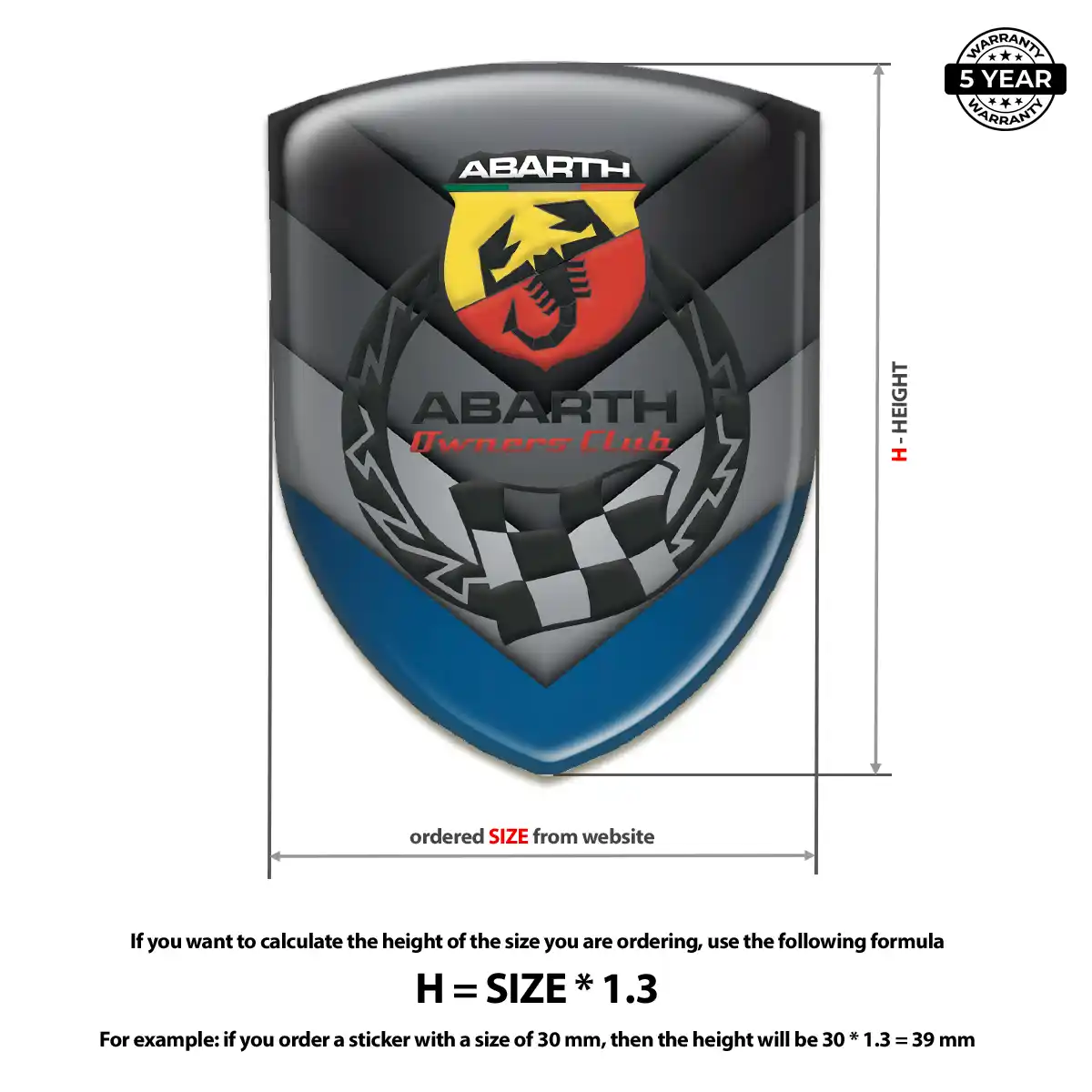 Abarth Crest Emblem Prestige Line