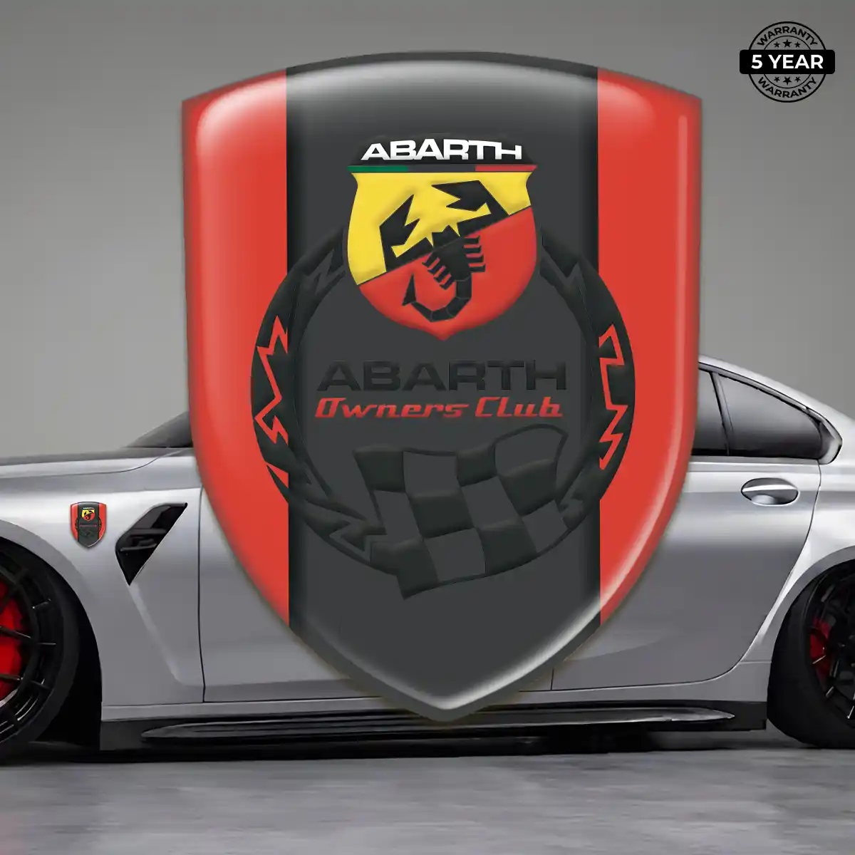 Abarth Crest Emblem Prime Quality