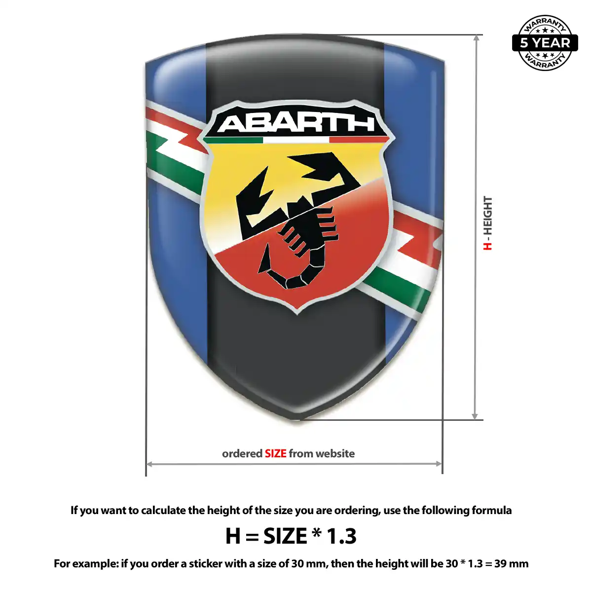 Abarth Crest Emblem Signature Grade