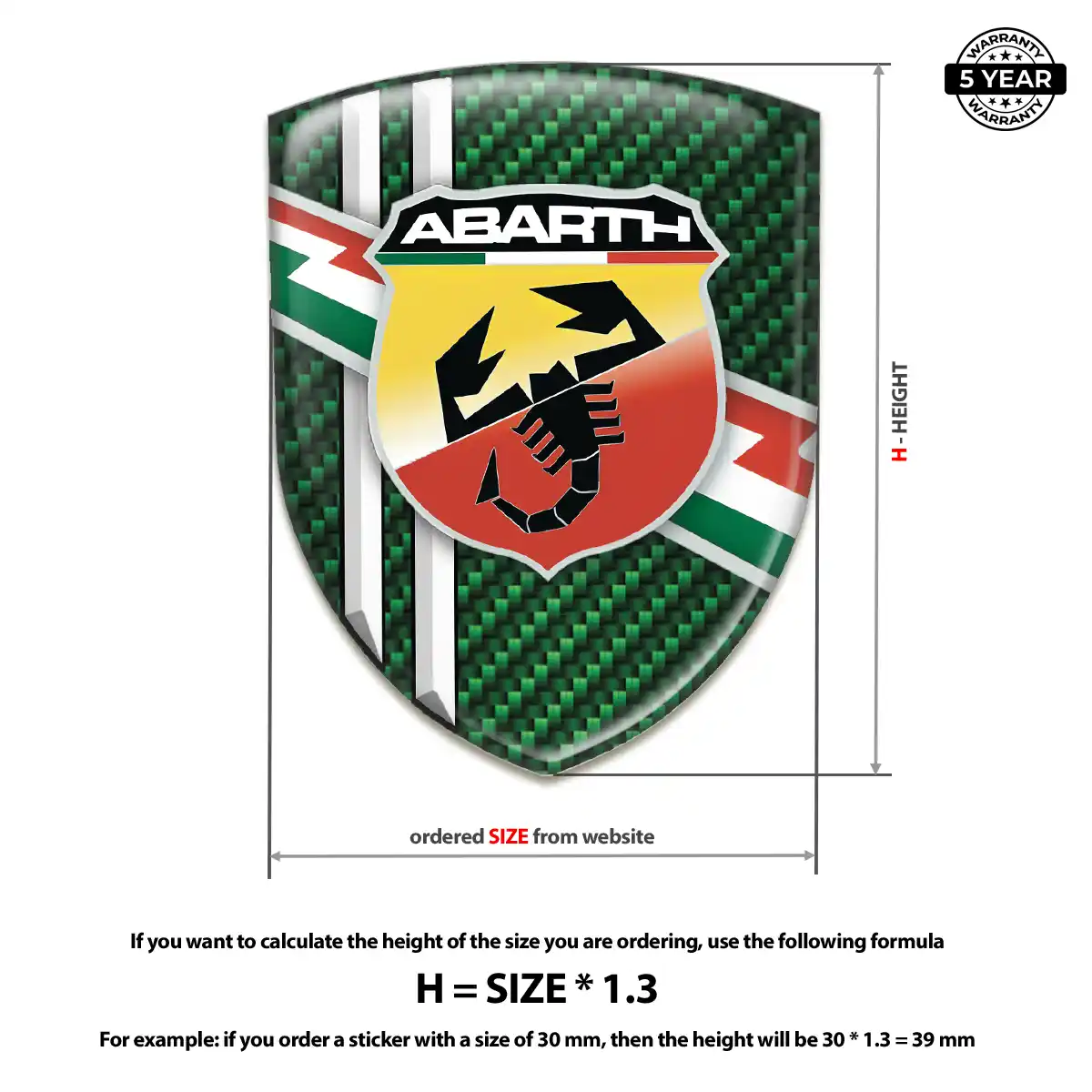 Abarth Crest Emblem Sleek Style