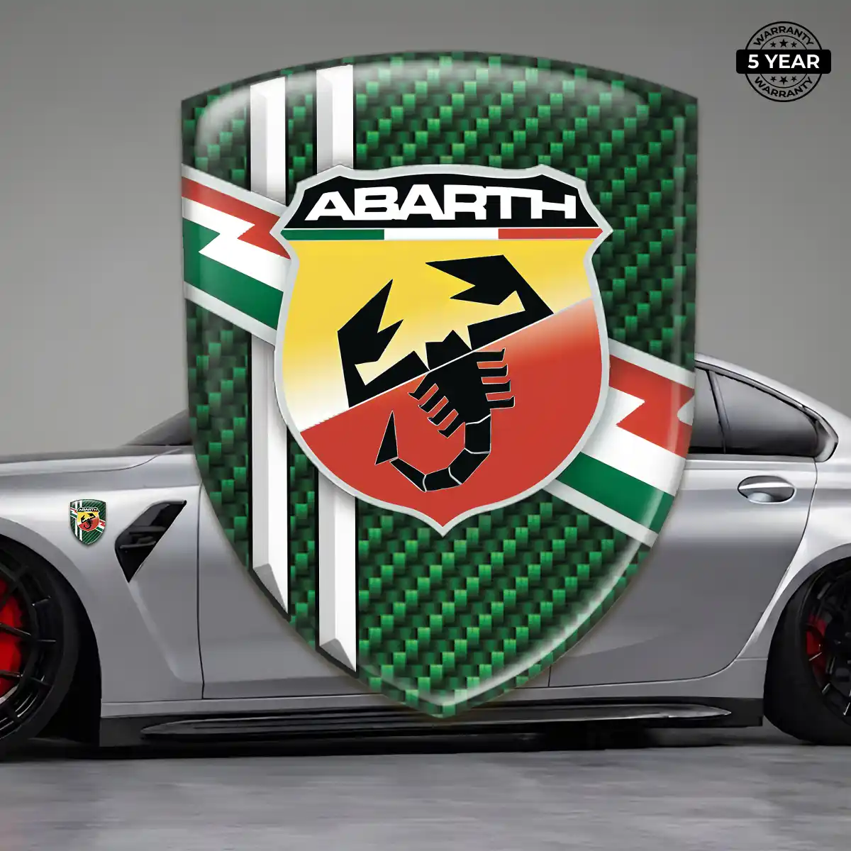 Abarth Crest Emblem Sleek Style