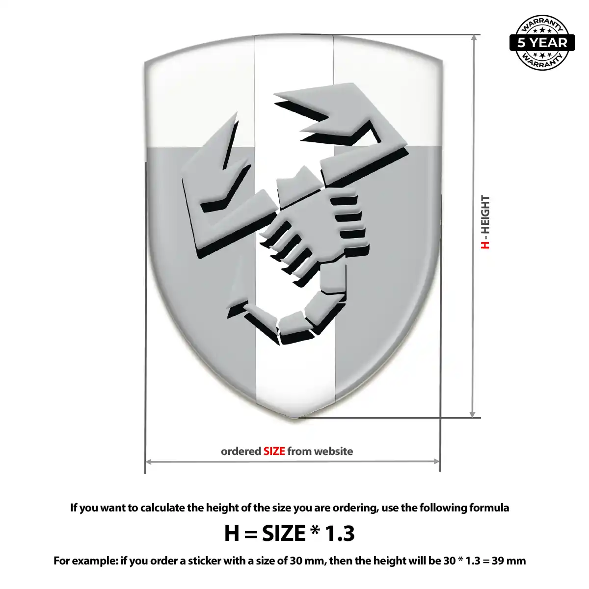 Abarth Crest Emblem Sport Tuning