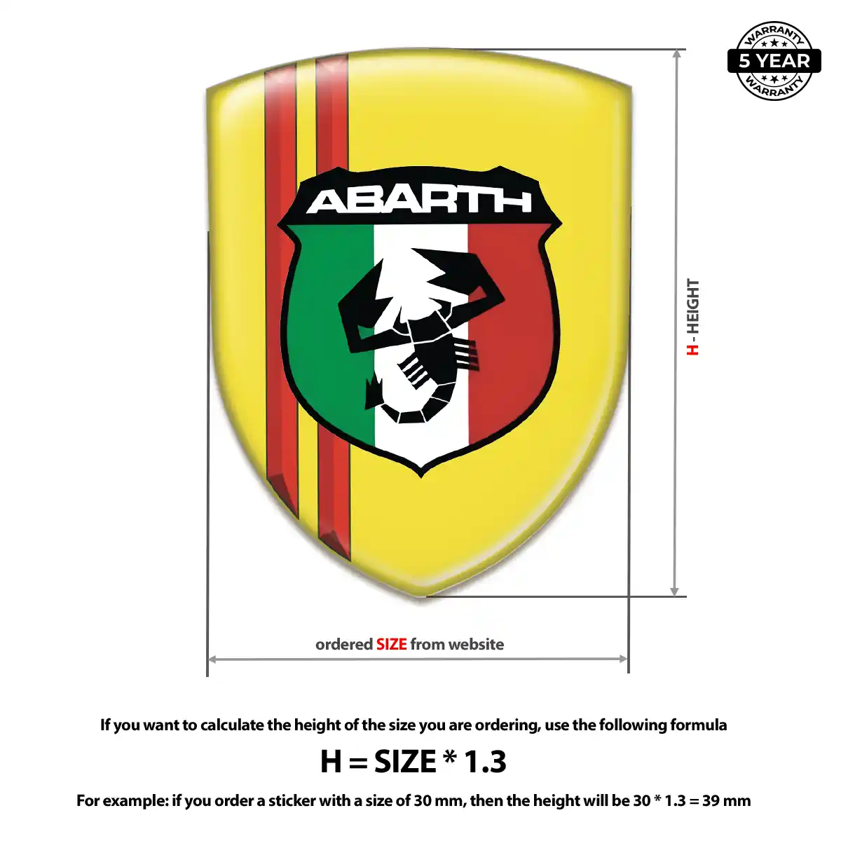 Abarth Crest Emblem Superior Craft