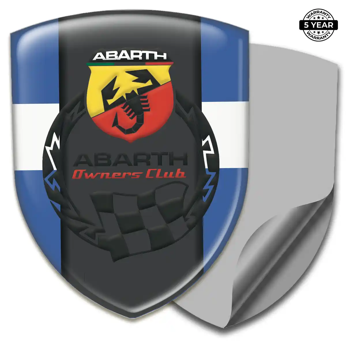Abarth Crest Logo Emblem Deluxe Edition