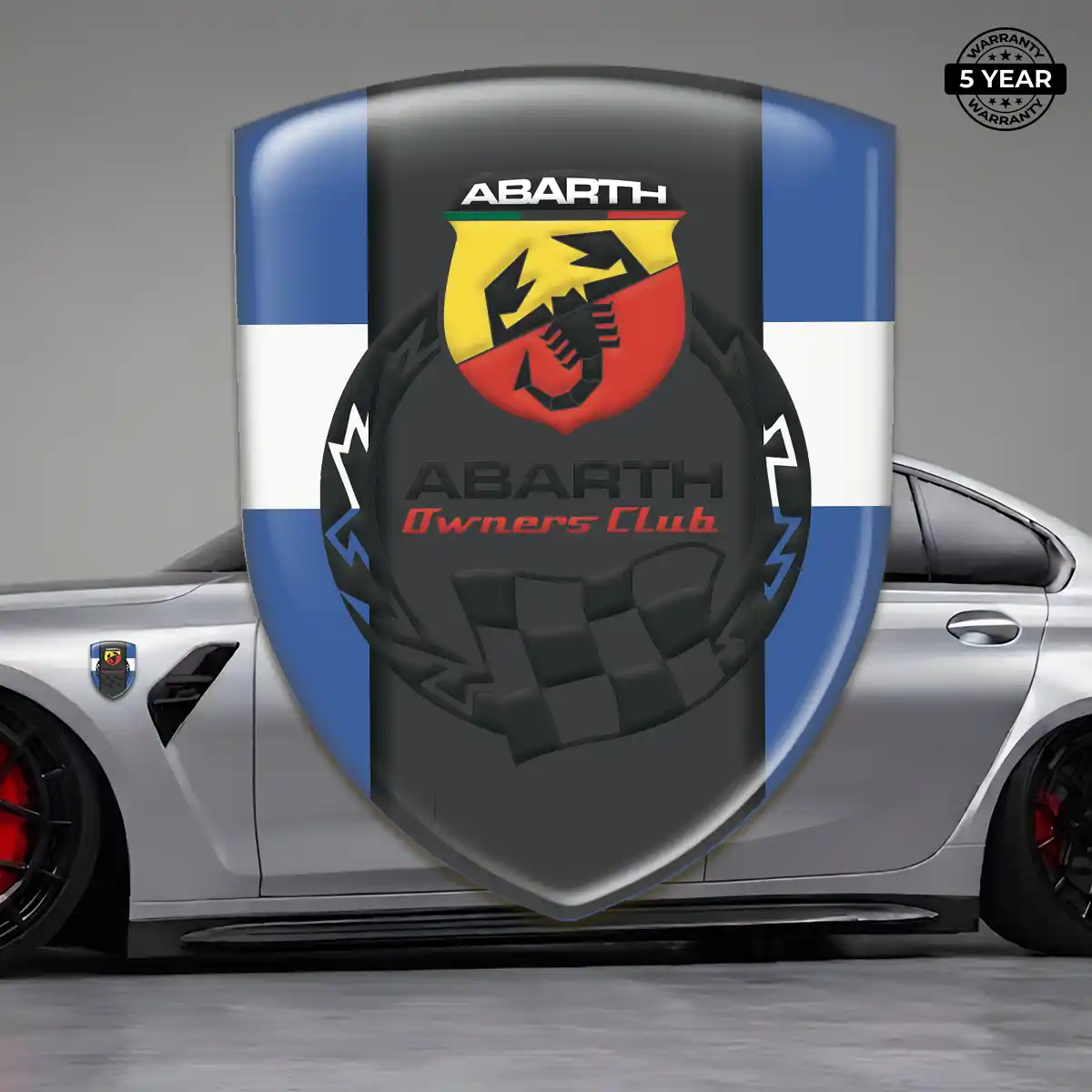Abarth Crest Logo Emblem Deluxe Edition