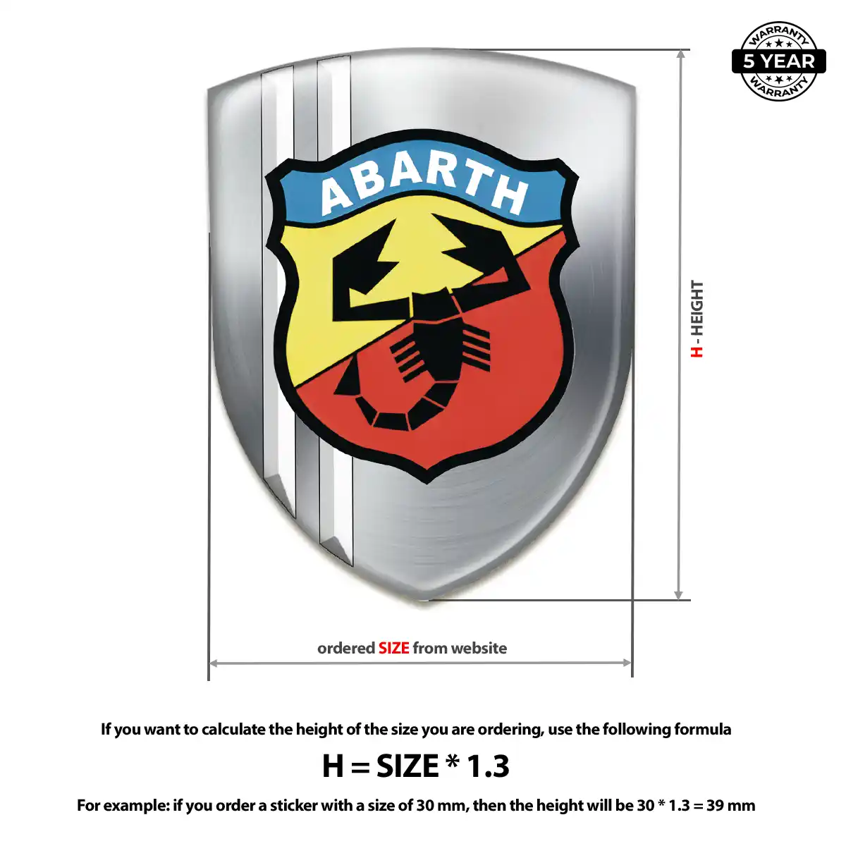 Abarth Crest Logo Emblem Elite Edition