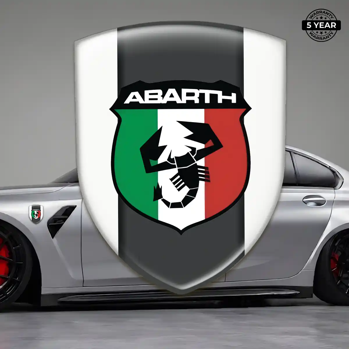 Abarth Crest Logo Emblem Elite Finish