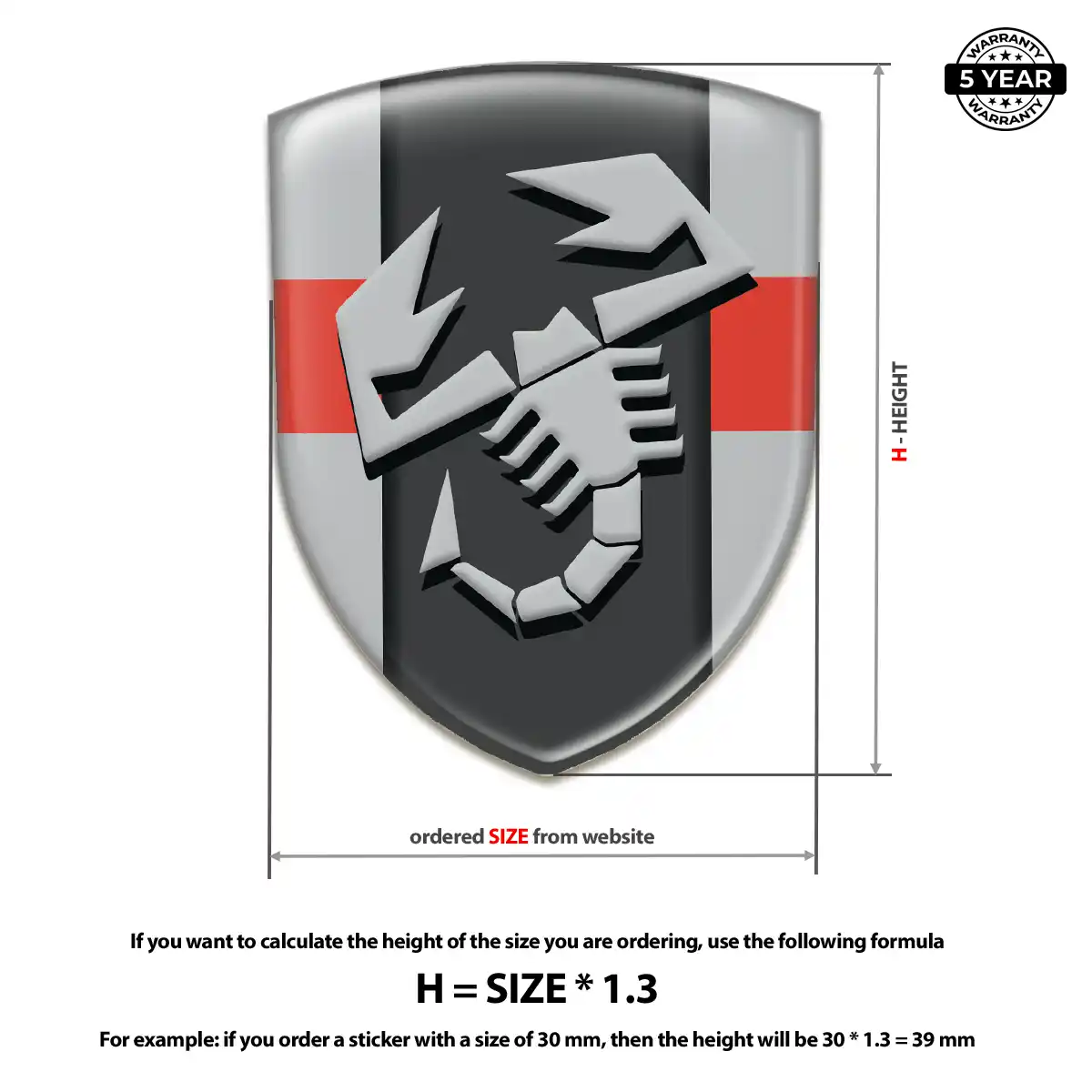 Abarth Crest Logo Emblem Exclusive Series
