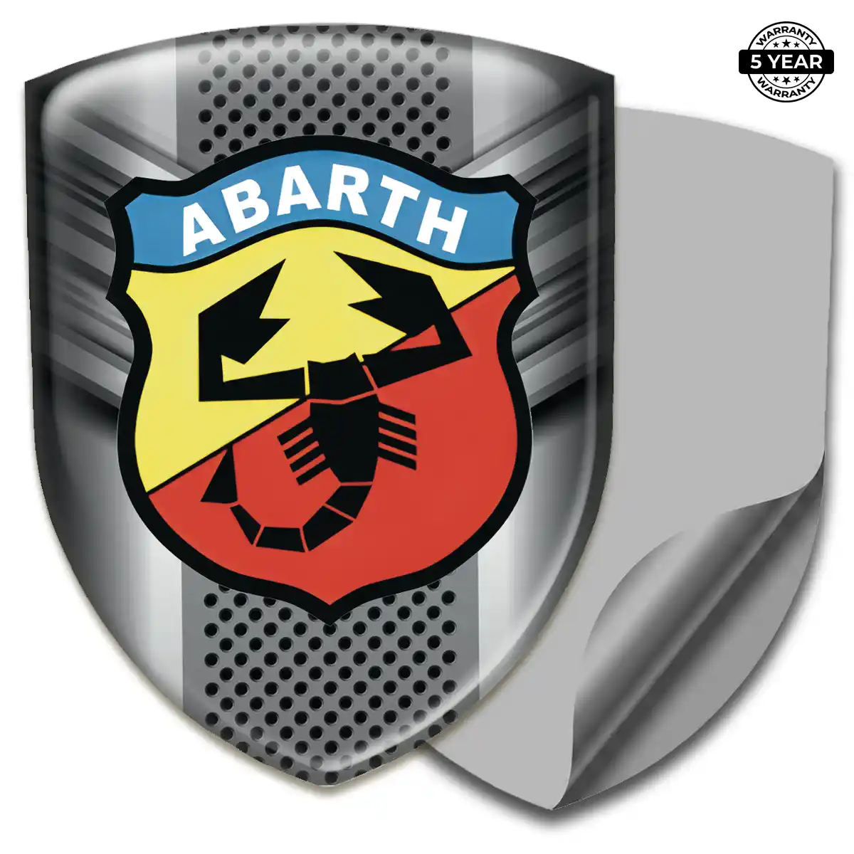 Abarth Crest Logo Emblem Exterior Luxe