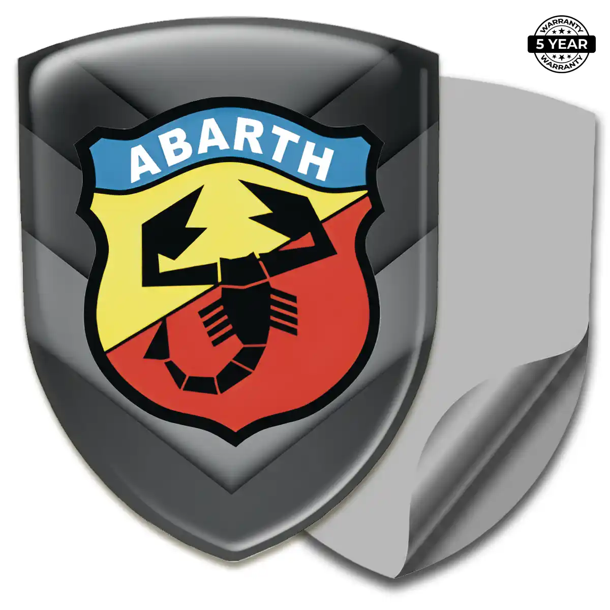 Abarth Crest Logo Emblem Interior Luxe