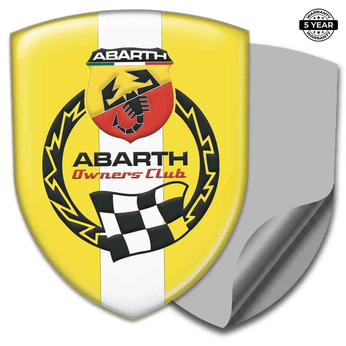 Abarth Crest Logo Emblem Opulent Line