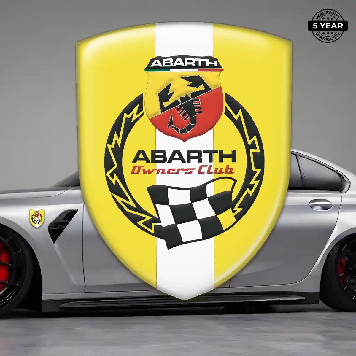 Abarth Crest Logo Emblem Opulent Line