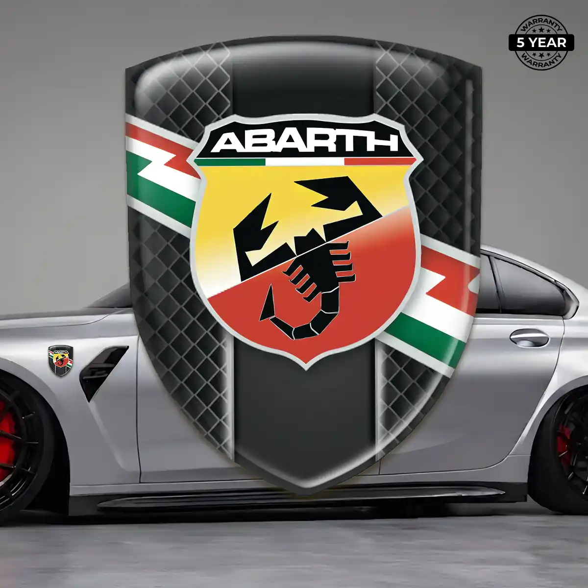 Abarth Crest Logo Emblem Performance Style