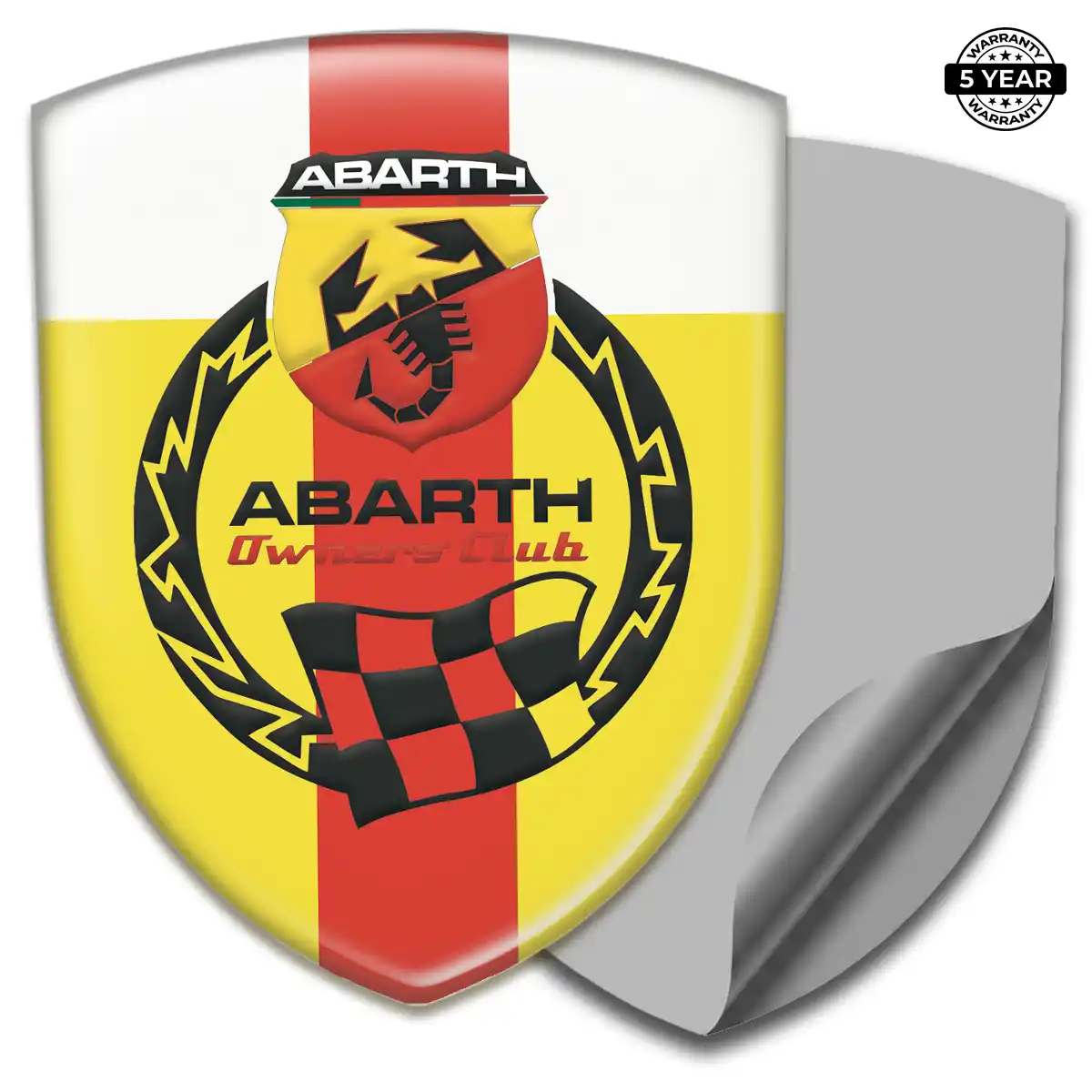 Abarth Crest Logo Emblem Signature Grade