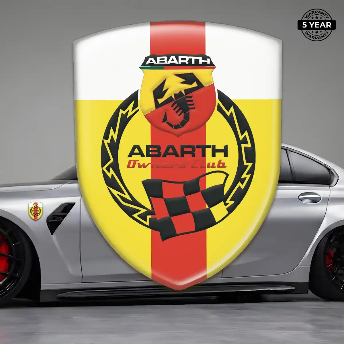 Abarth Crest Logo Emblem Signature Grade