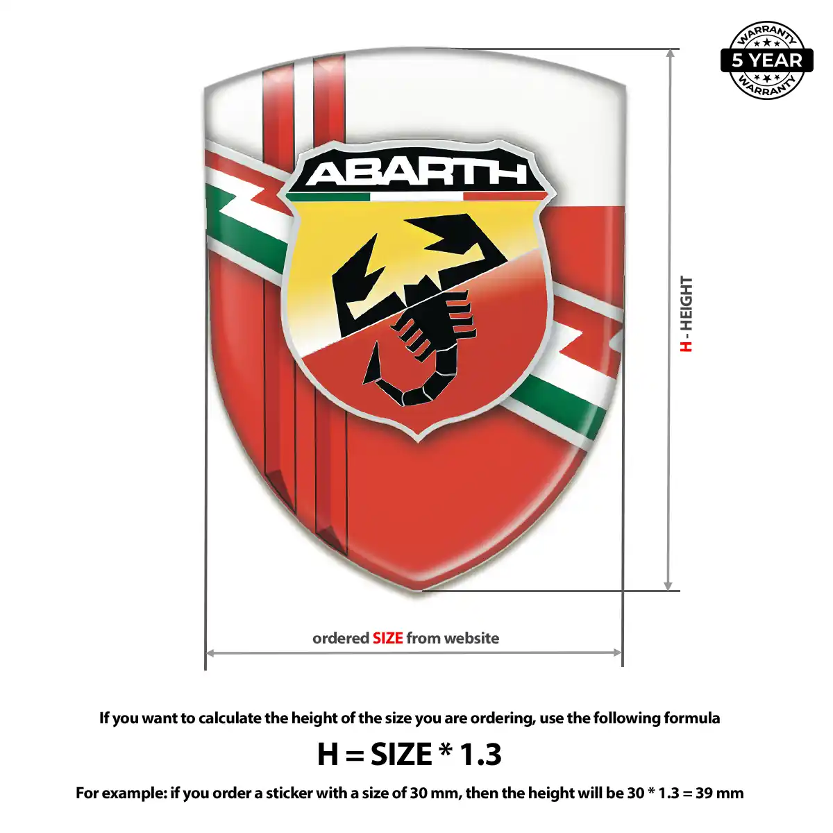 Abarth Crest Logo Emblem Sleek Style