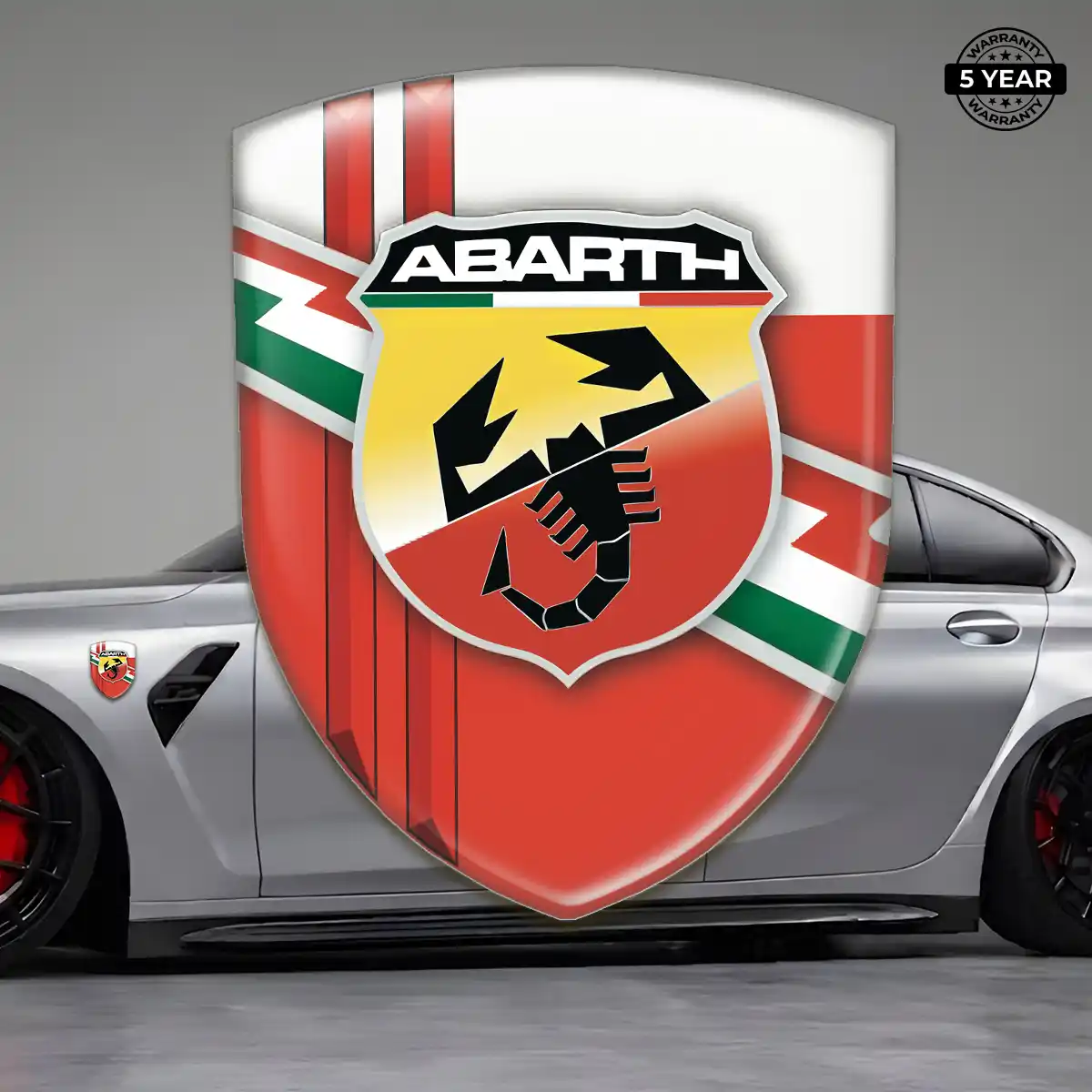 Abarth Crest Logo Emblem Sleek Style