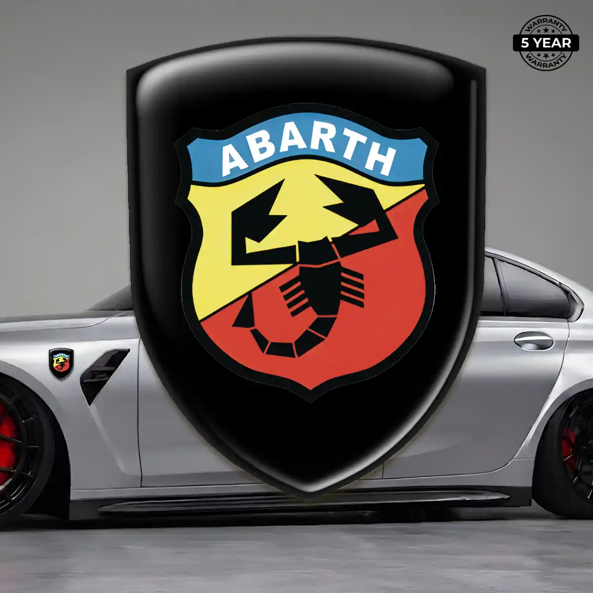 Abarth Crest Logo Emblem Sport Tuning