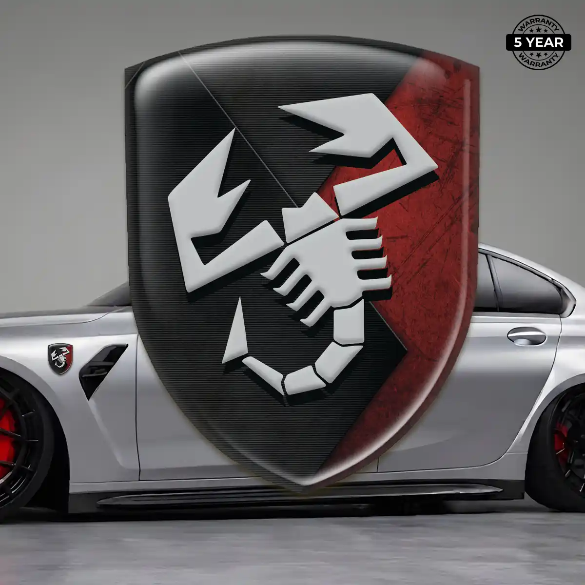 Abarth Crest Logo Emblem Street Tuning