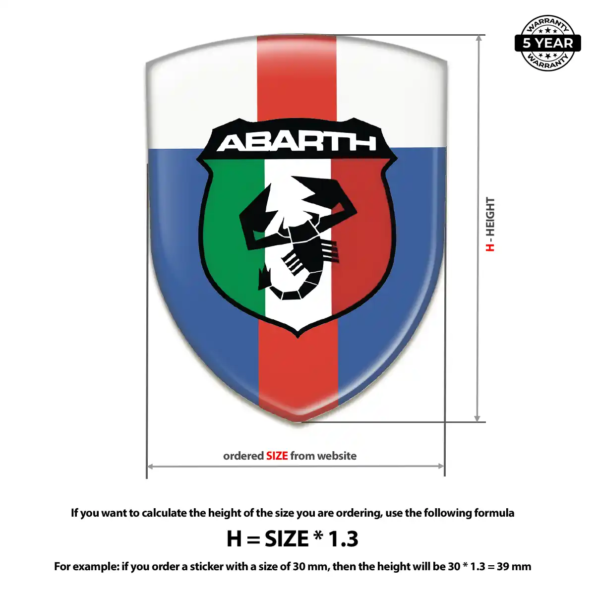 Abarth Domed Badge Deluxe Edition