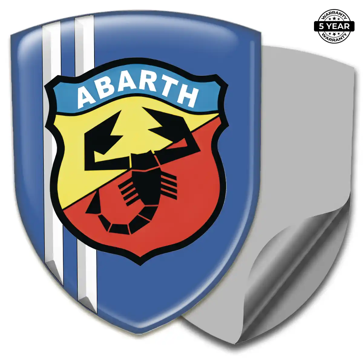Abarth Domed Badge Elite Finish