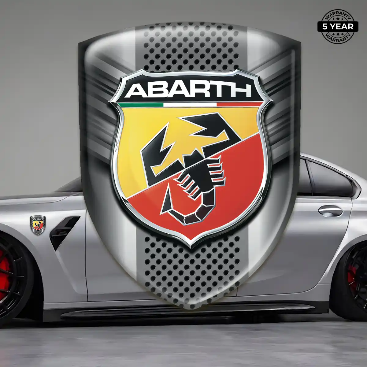 Abarth Domed Badge Exterior Luxe