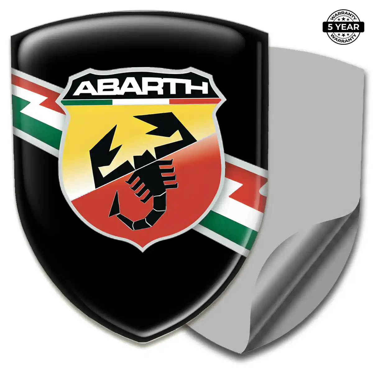 Abarth Domed Badge Interior Elegance