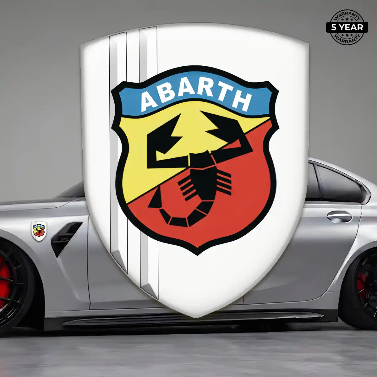 Abarth Domed Badge Refined Design