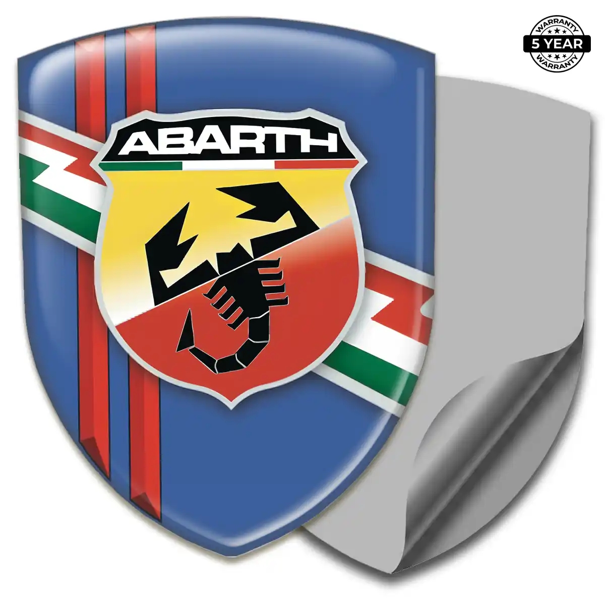 Abarth Domed Badge Resin Luxe