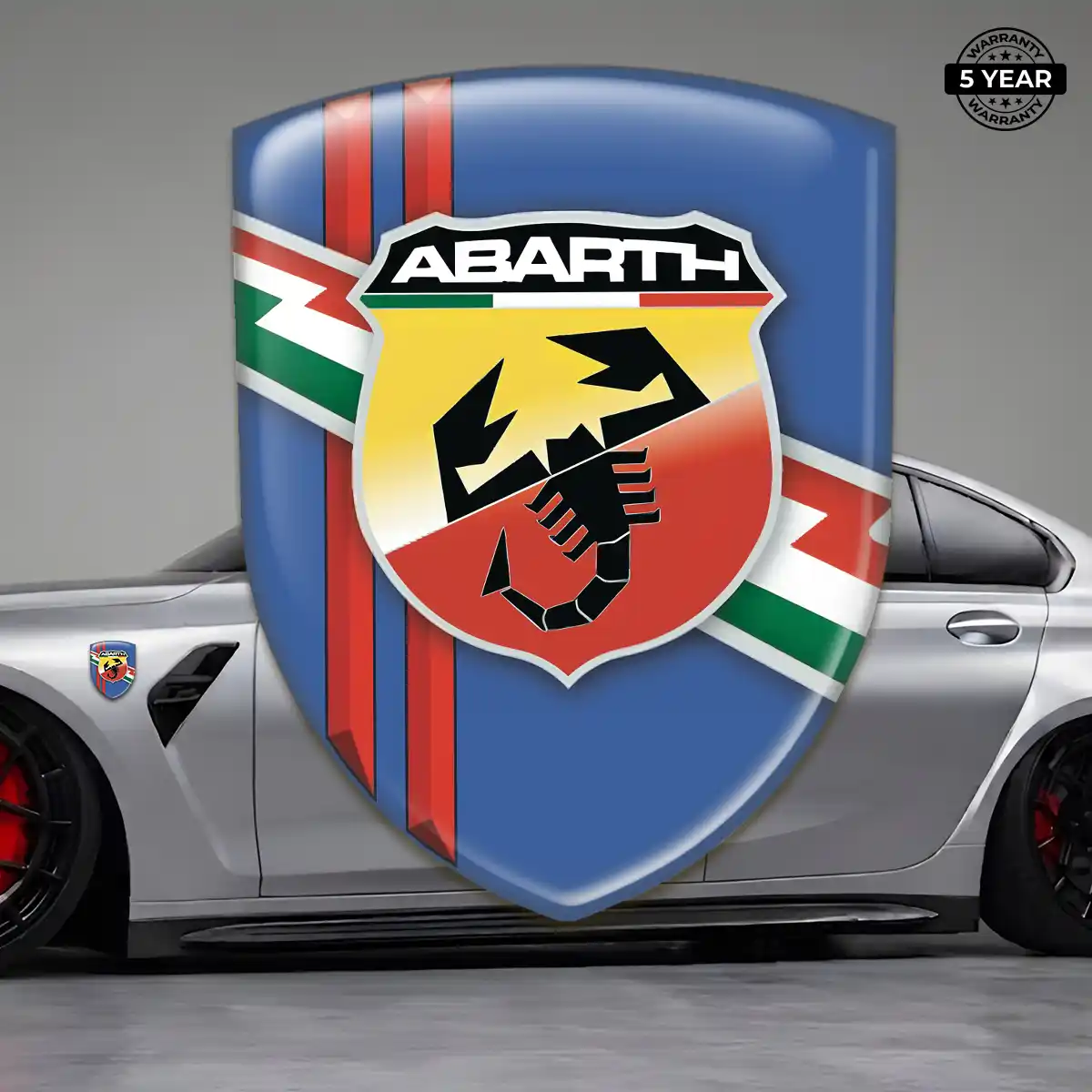 Abarth Domed Badge Resin Luxe