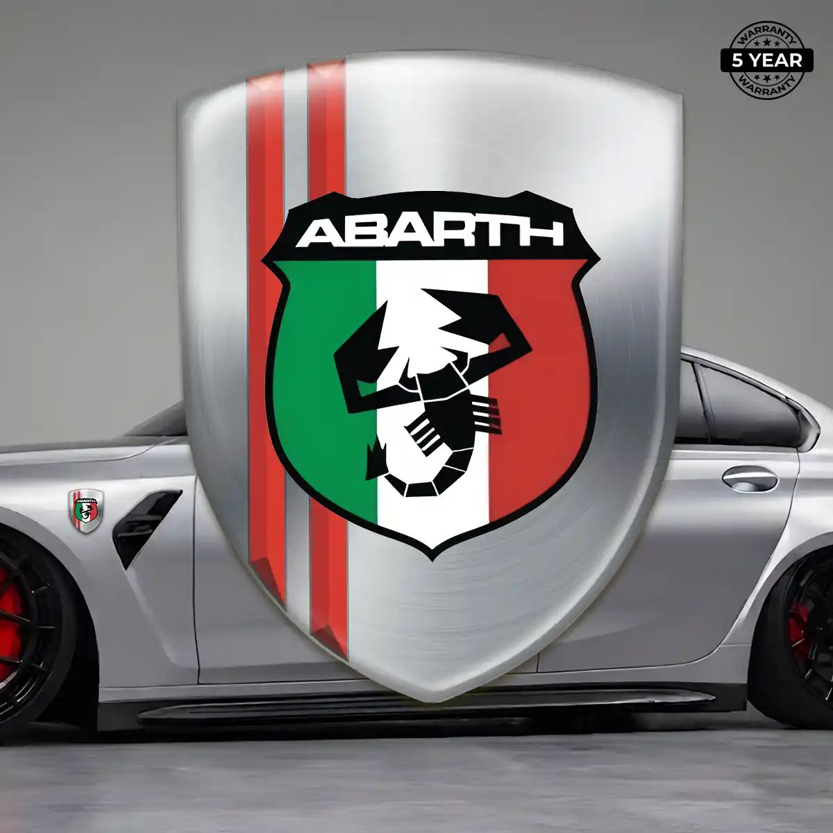 Abarth Domed Badge Sleek Style