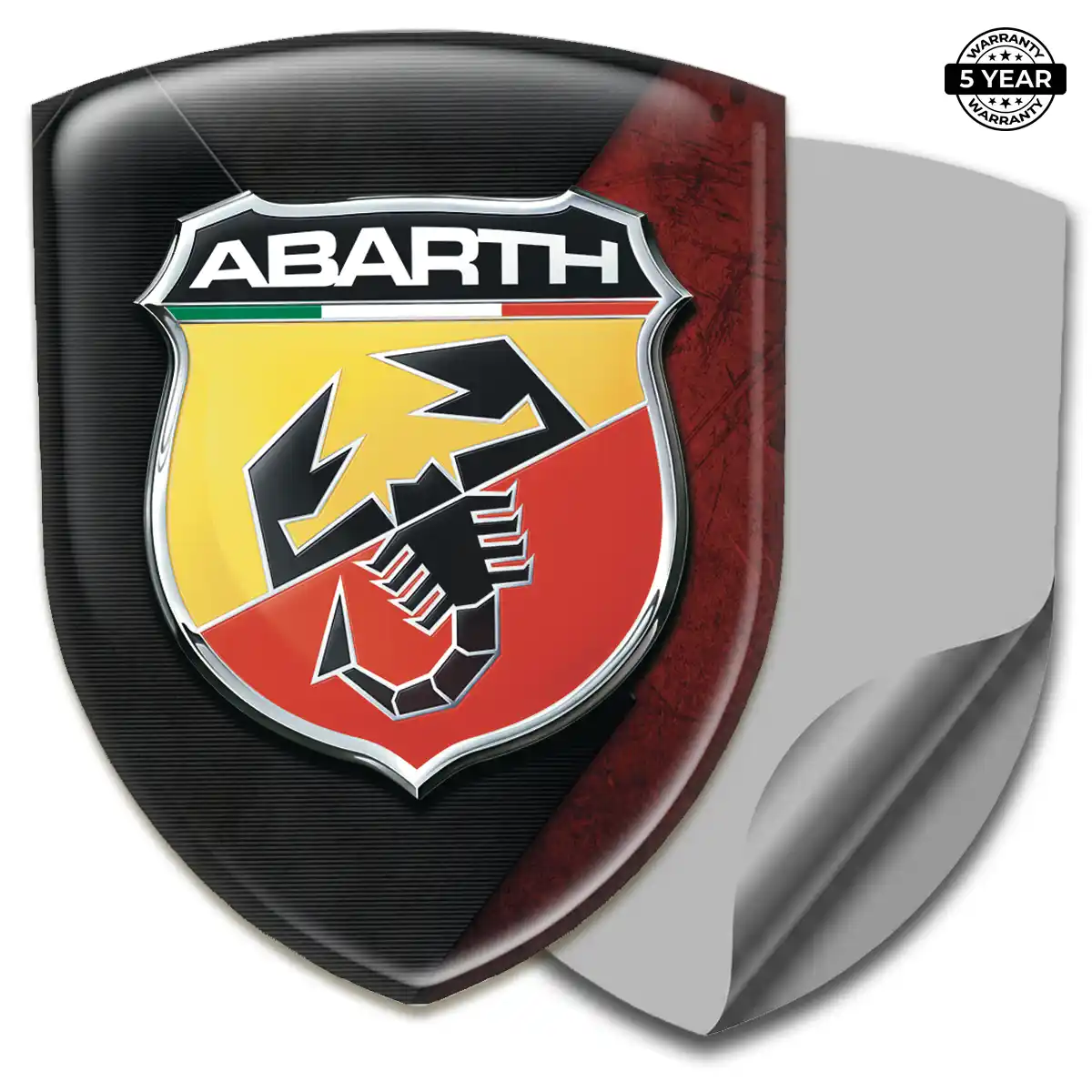 Abarth Domed Car Sticker Auto Tuning
