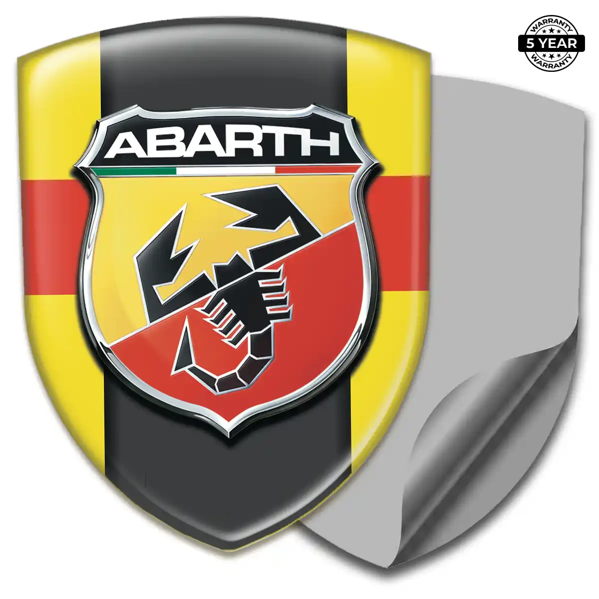 Abarth Domed Car Sticker Exclusive Series