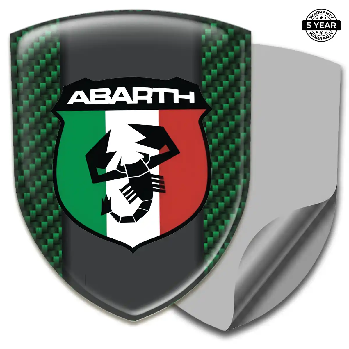 Abarth Domed Car Sticker Noble Edition