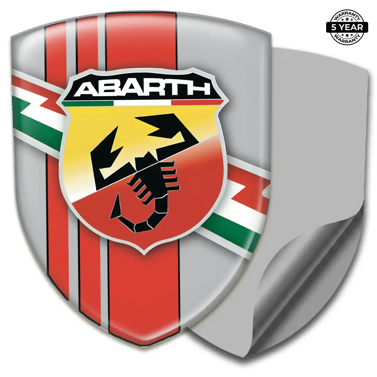 Abarth Domed Car Sticker Premium Dome