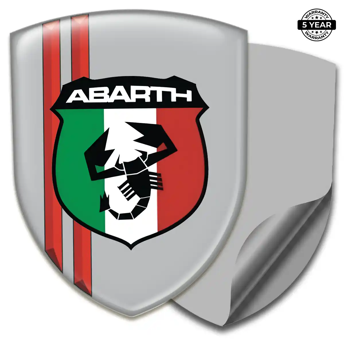 Abarth Domed Car Sticker Prestige Line