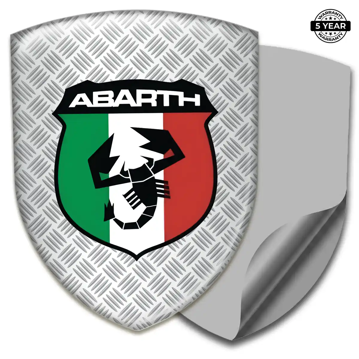 Abarth Domed Car Sticker Signature Grade