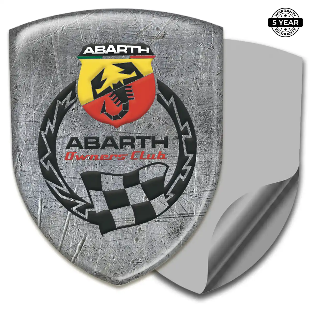 Abarth Domed Decal Auto Tuning