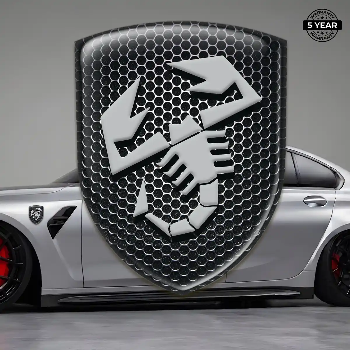 Abarth Domed Decal Elite Finish