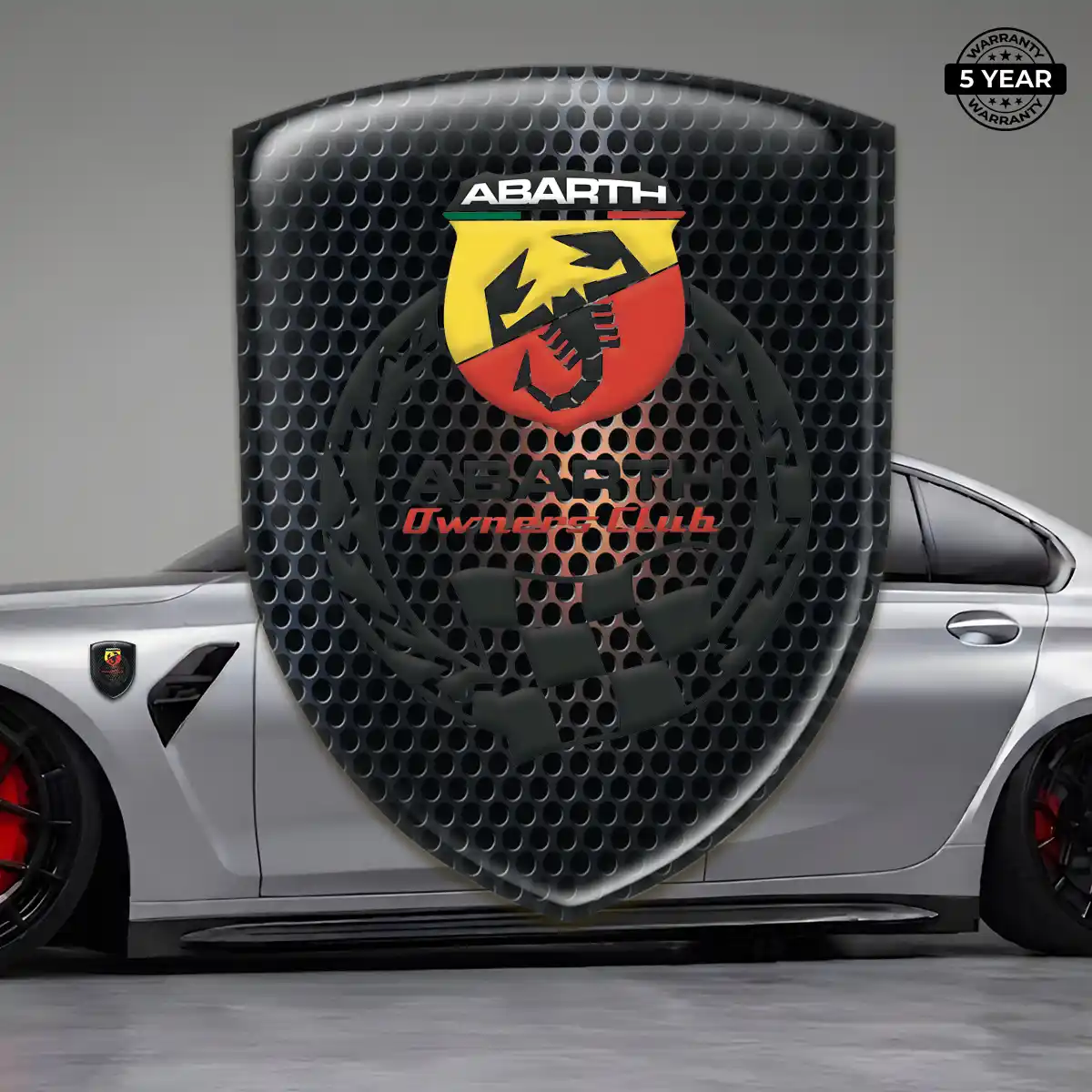 Abarth Domed Decal Exterior Luxe