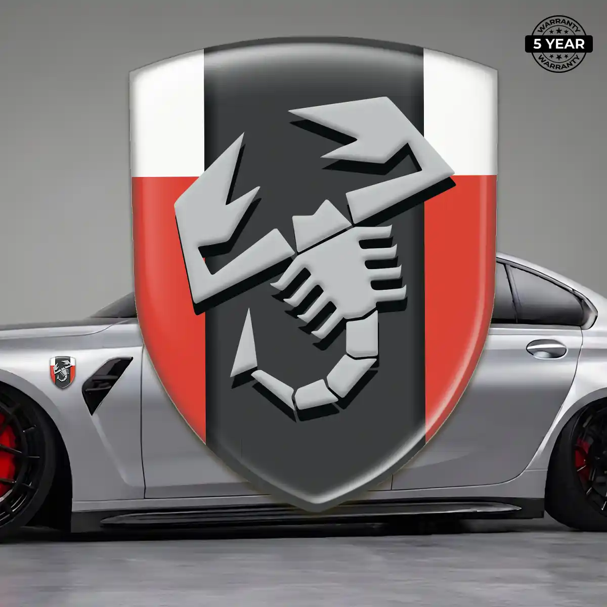 Abarth Domed Decal Interior Elegance