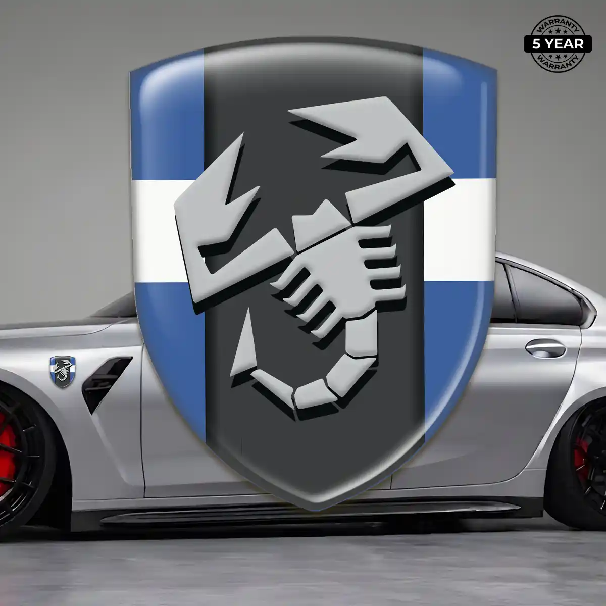 Abarth Domed Decal Interior Luxe